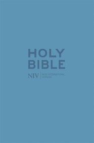 NIV Pocket Cyan Soft-tone Bible with Zip