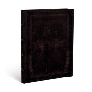 Black Moroccan Bold Ultra Unlined Softcover Flexi Journal (240 pages)