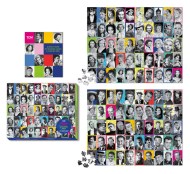 Leading Ladies/Leading Men 2-in-1 Doubled-Sided 500-Piece Puzzle